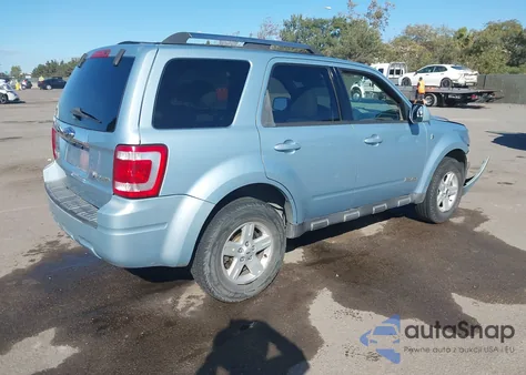 2008 Ford Escape Hybrid z USA, uszkodzony, nr VIN 1FMCU49HX8KD75973